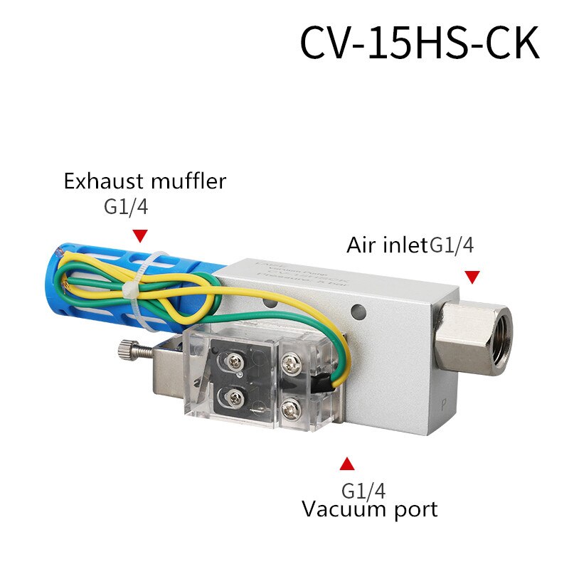 Vacuum Micro Switch Generator Ejector Pressure Control Valven Negative Air Pneumatic Parts Vacuo CV-05CK CV-10CK CV-15CK 25: 15-CK