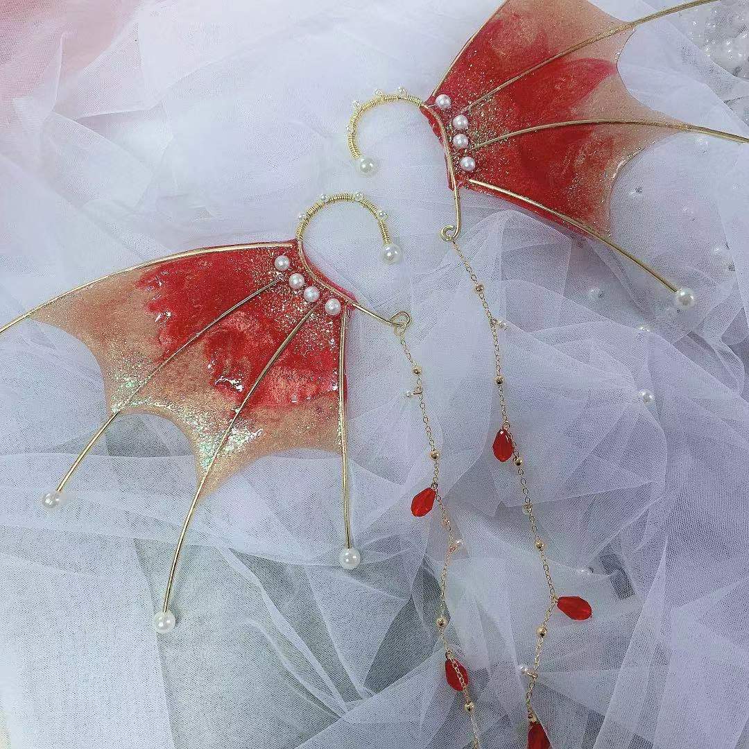 Beautiful Mermaid Elf Fairy Cosplay Ear Halloween Party Dress Up Forest Spirit Fish Cosplay Props Festival Headdress