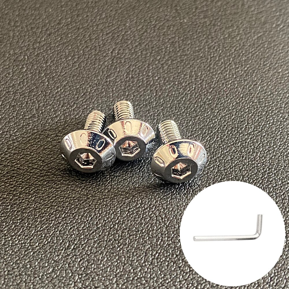 Alerón para casco de 7 colores, accesorios para motocicleta, adecuado para AGV Pista GP R GP RR: Screw chrome