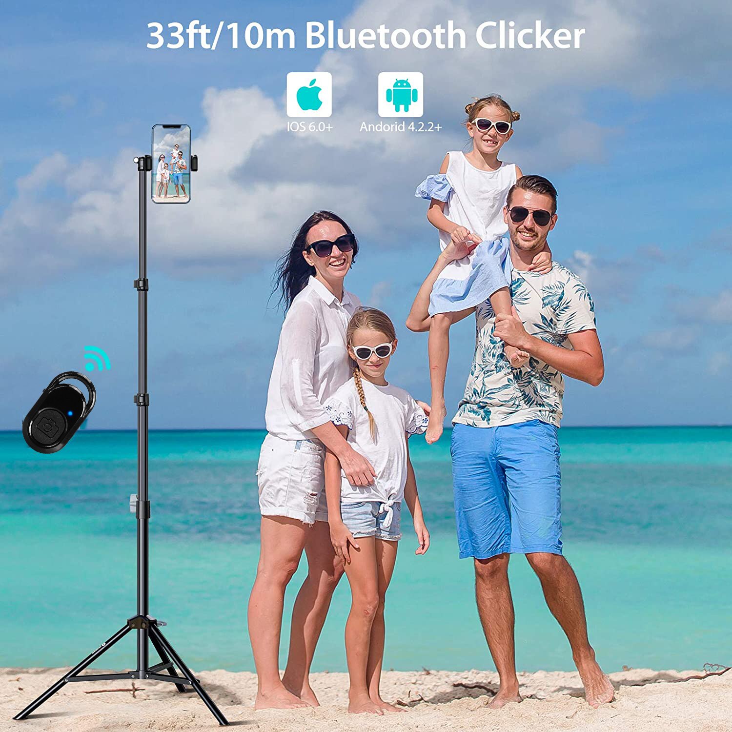 Stativ til telefon med bluetooth mobiltelefon holder stativ stativ til ipad kamera fotografering selfie stick vlogging live tiktok