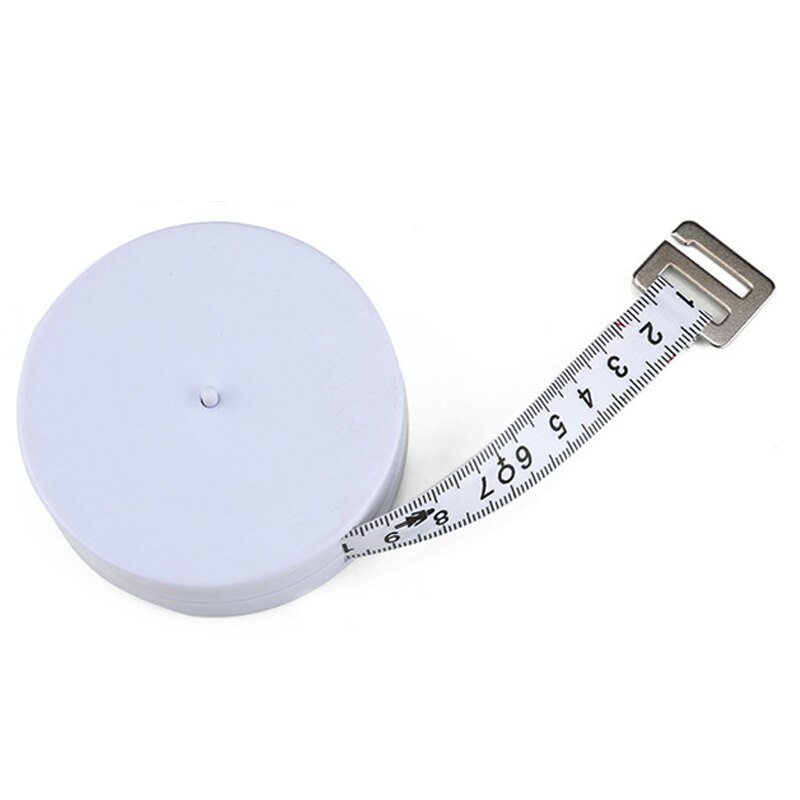 Kroppsuttrekkbart målebånd & kalkulator til diett vekttap hvit 72.5*23mm 1 stk