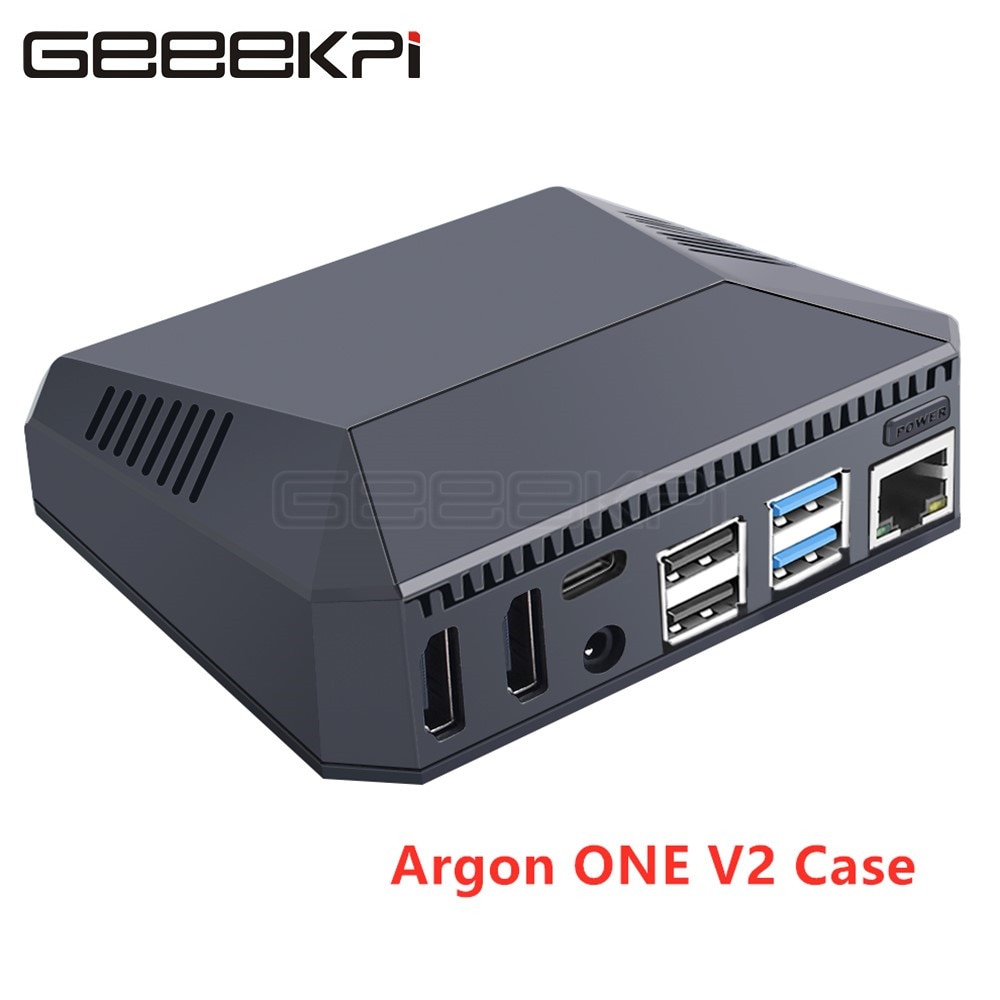 Geeekpi ARGON ONE V2 Raspberry Pi 4 Case Aluminum ... – Grandado
