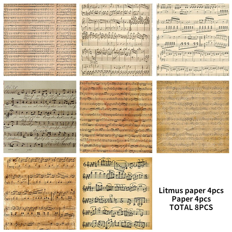 14Cm X 14Cm Chirstmas Retro Plakboek Rijstpapier Bloem Achtergrond Ambacht Diy Papier Junk Journal Scrapbooking Lakmoespapier 8 Stuks: Paars