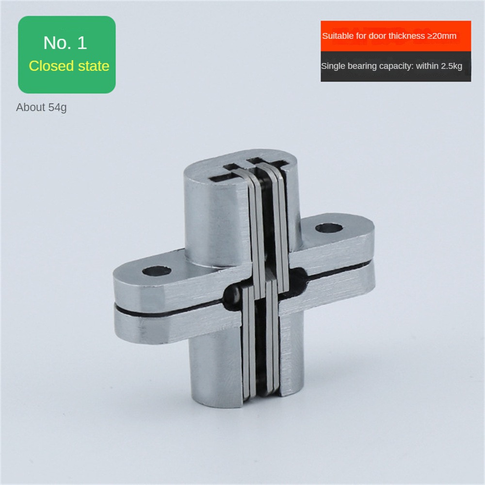 Charnière croisée en acier inoxydable de , charnière dissimulée à 180 degrés, charnière de porte pliante, charnière Invisible Bisagras Visagras