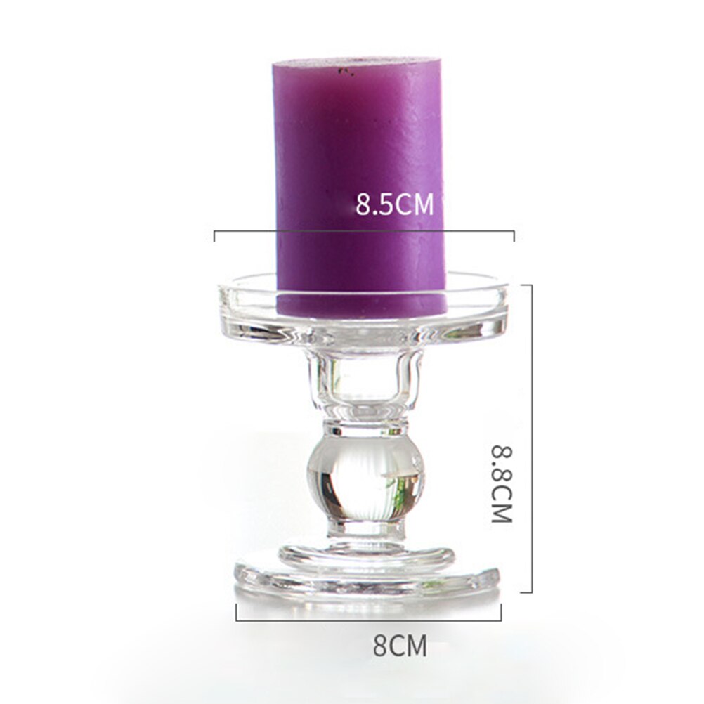 Kelk glazen kaarsenhouder decoratieve kaars vaas hoge kaarsenhouder thuis bar feestdecoratie kandelaar