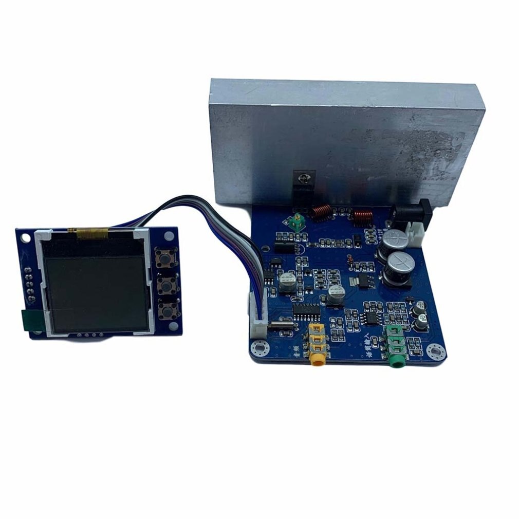 15W FM Transmitter Radio Station PLL Stereo Digital frequency 76m-108 MHz Receiver antenna lcd Digital Display Finished product