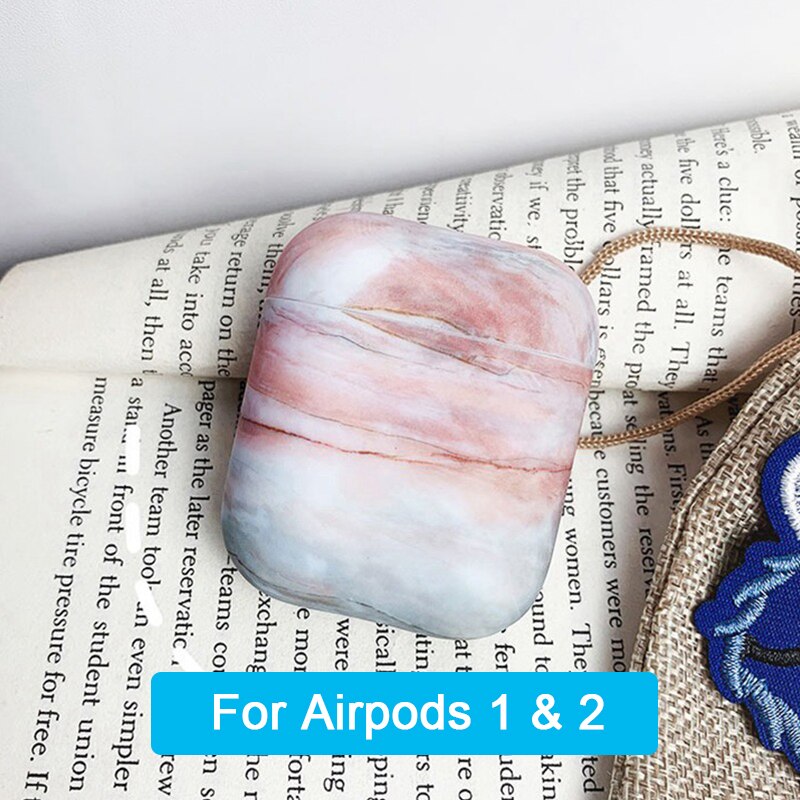 YBD Luxus Marmor Muster Fall Für AirPods Farben Fall Abdeckung für Apple Airpods Air Schoten Fall Coque Funda für Airpod pro