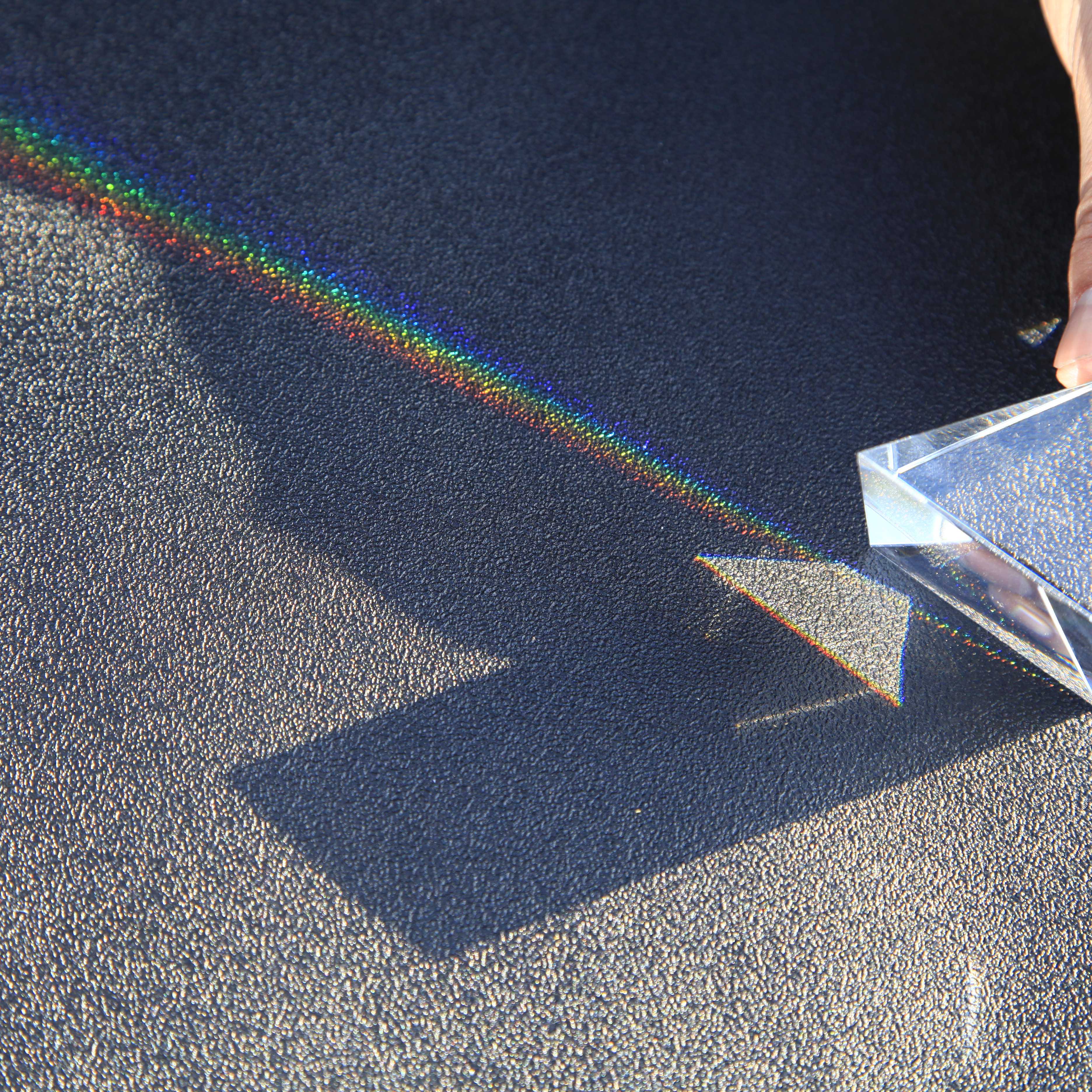 40Mm Glas Transparant Regenboog Polyhedral Piramide Prisma Kristallen Glas Piramide Optische Piramide Crystal Rainbow Piramide