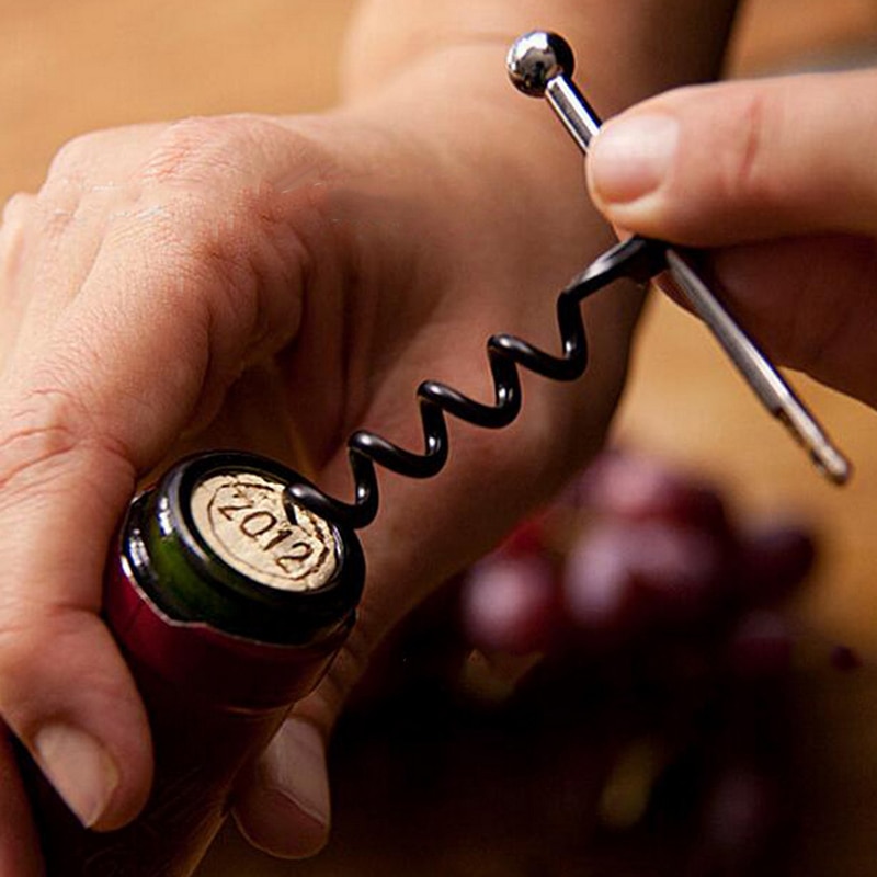 Pocket Mini Wine Opener Rvs Corkscrew Dubbelscarnierende Professionele Kurkentrekker Fles Wijn Opener Lever Tool