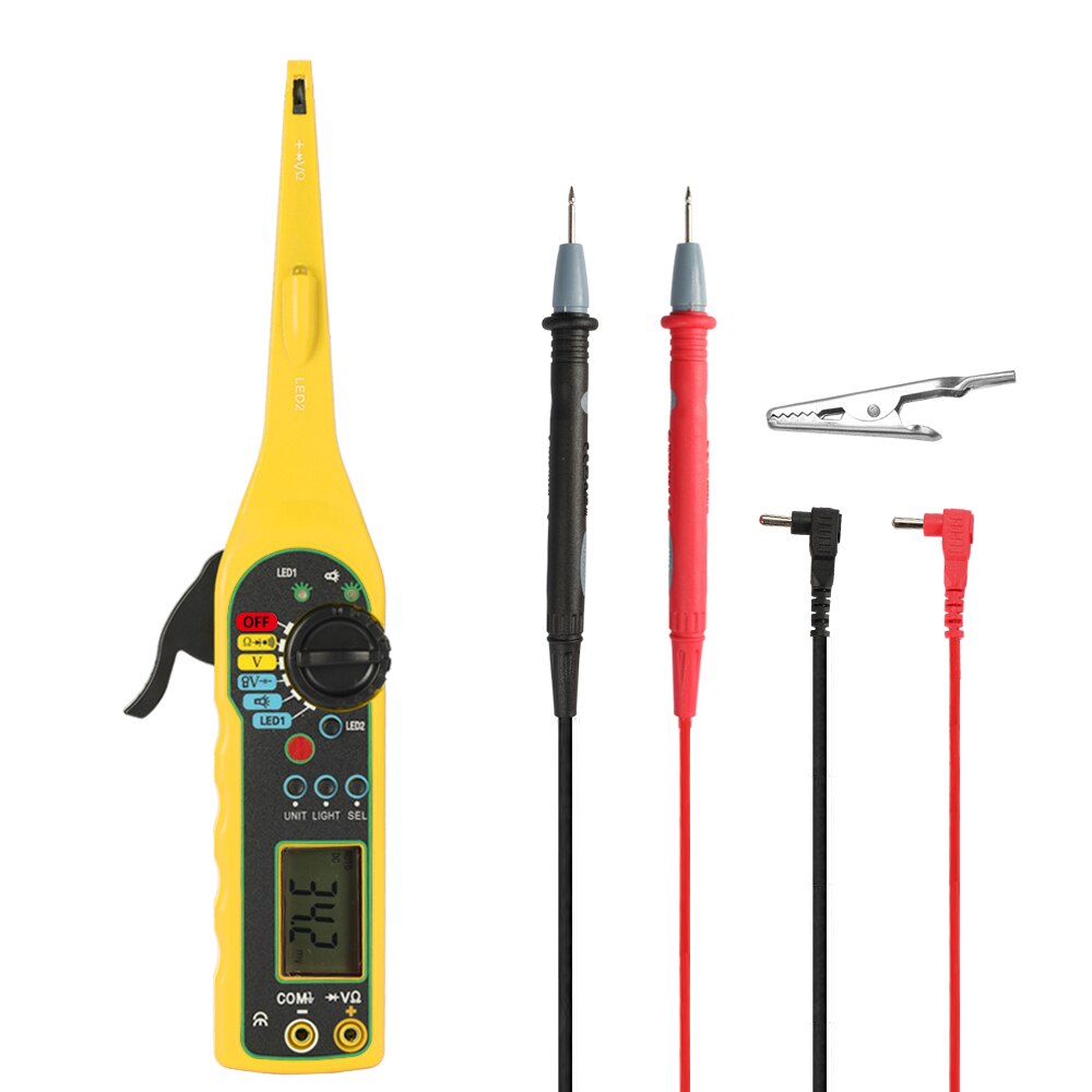 Power Electrical Multi-function Auto Circuit Tester Multimeter Lamp Car Repair Automotive Electrical Multimeter