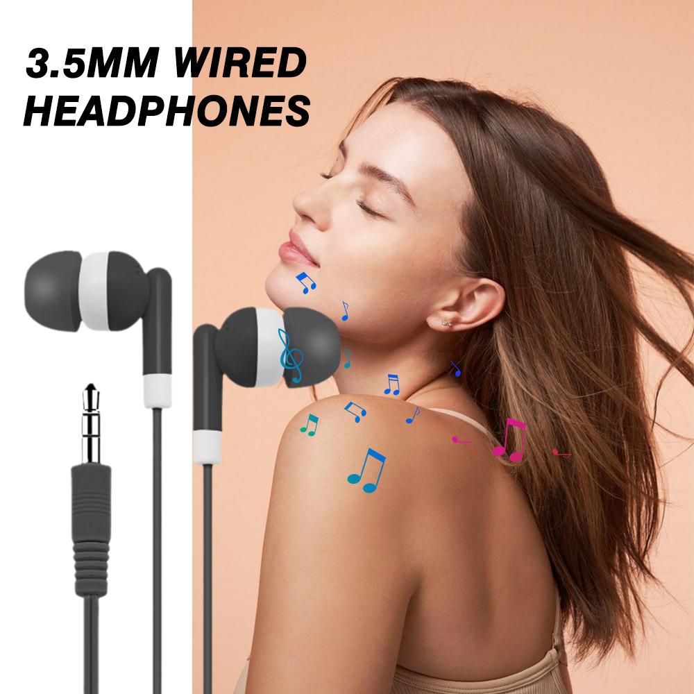 Oortelefoon Kleur In Oor Bedrade Muziek Zonder Microfoon Universele Mp3/Mp4 3.5Mm Tablet Oordopjes Mobiele Oortelefoons