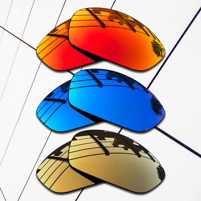 E.O.S Polarized Replacement Lenses for Oakley Juliet Sunglasses - Varieties Colors: Fire-Blue-BronzeGold