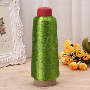 Gold Silber Farbe Linie Computer Kreuz-stich Garn Gewebt Stickerei Linie Stickerei Gewinde linie textil metallisch: 11