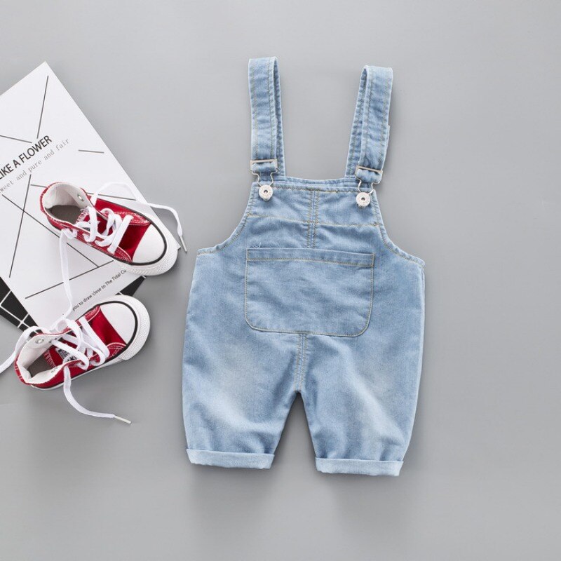 Baby Girl Suspenders Outfit Toddlers Baby Kids Suspender Pants Children Cotton Elastic Denim Pants Overalls Trousers Adjustable