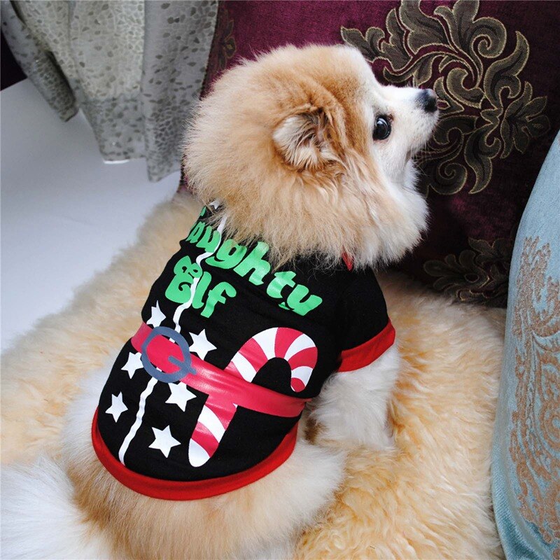 Roupas para animais de estimação roupas de algodão t camisa filhote de cachorro traje para cães pequenos desenhos animados t camisa para filhote de cachorro