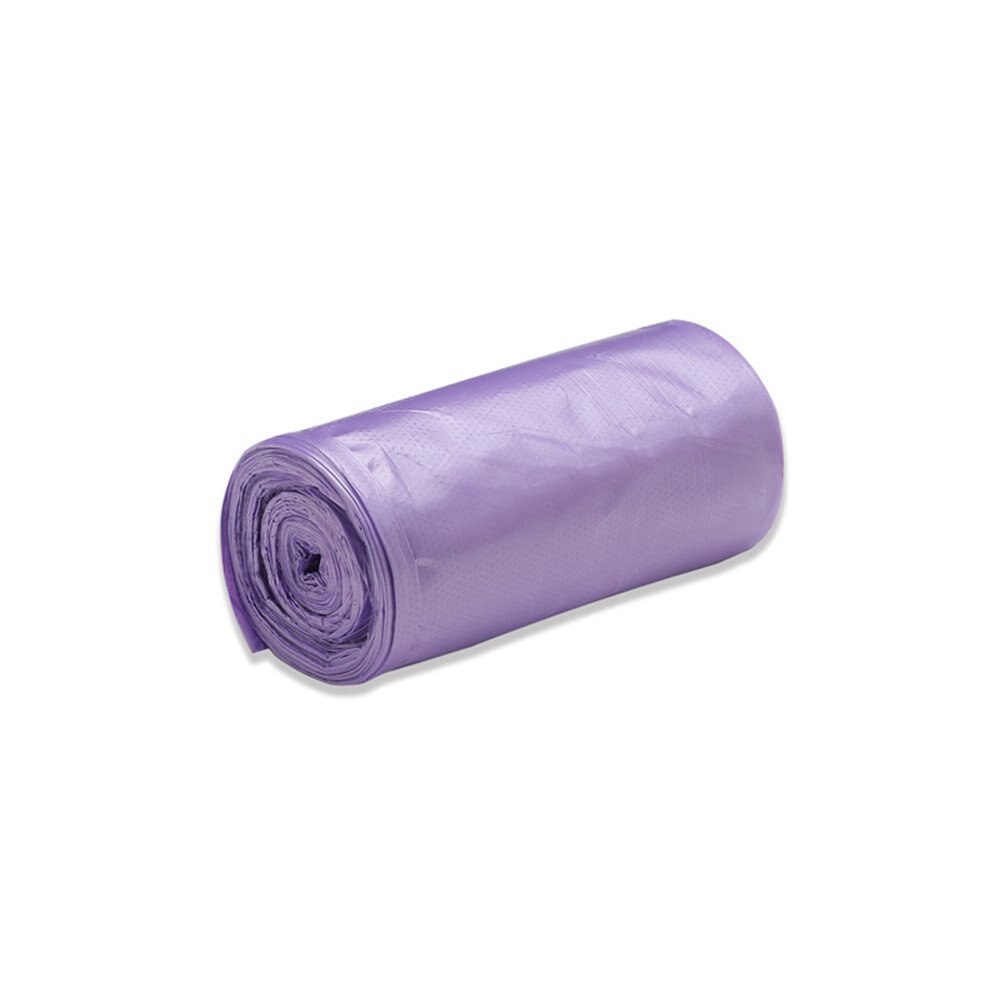 1 Rolls Garbage Bags Single Color Thick Convenient Environmental Cleaning Waste Bag Plastic Trash Bags Small Garbage Bag Trash: Purple