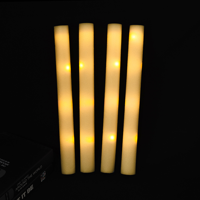 12/15/30/60 st cheer tube-pinnar, ljusstavar, mörkt ljus för fest, bulkfärgade bröllopsdekorationspinnar, skumpinne, rgb led-glöd: Mörkgrå