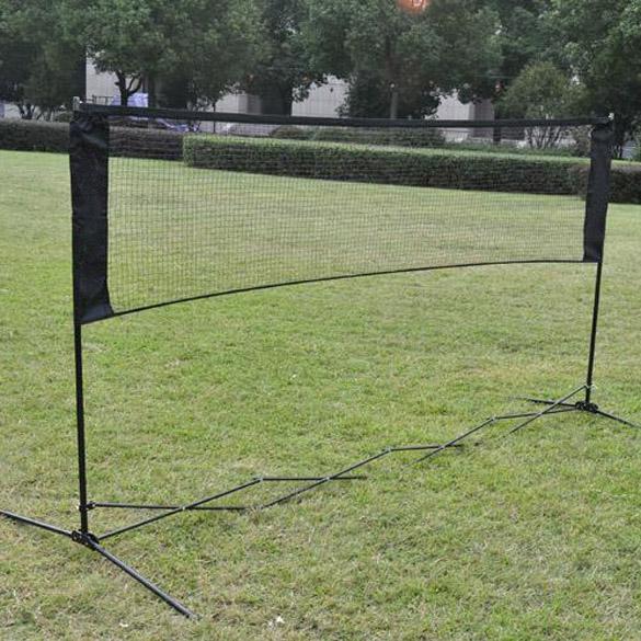 Trening firkantet mesh standard badminton nett sport volleyball trening bærbar hurtigstart tennis firkant nett