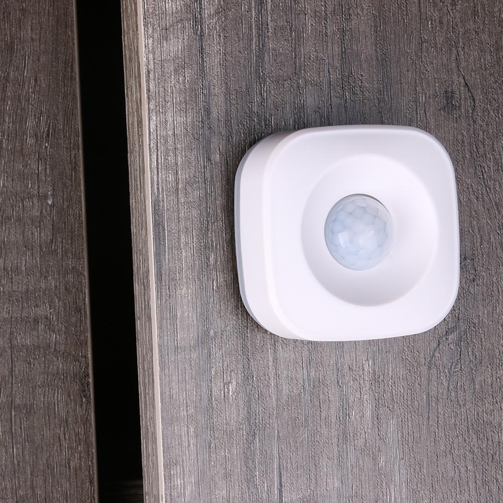 Mini wifi pir liiketunnistin langaton ilmaisin turva älykkään kodin murtohälytin yhdellä napsautuksella asetukset tai ap-tilan liitännät