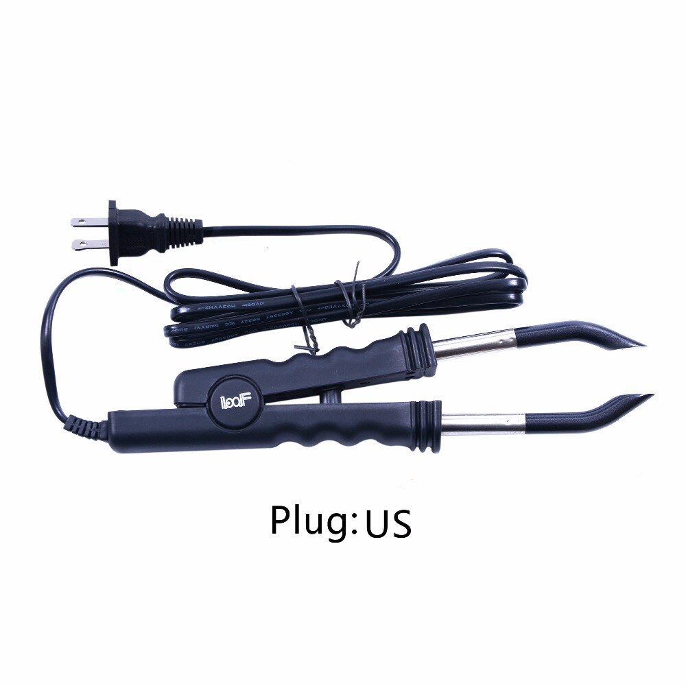 Variable Constant Heat FLAT PLATE Fusion Hair Extension Keratin Bonding Salon Tool Heat Iron Wand