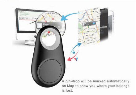 1Pcs Intelligent Water Anti-lost device Mobile Phone Two-way Object Tracking Bluetooth Tracker LXX