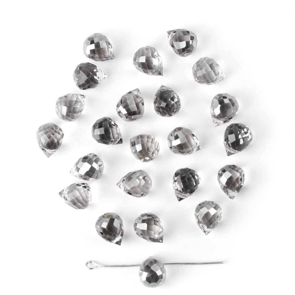 30 Uds. Cuentas de cristal checo de mariposa, abalorios de Color AB, cuentas espaciadoras facetadas sueltas para fabricación de joyería, pendientes hechos a mano DIY: Naranja