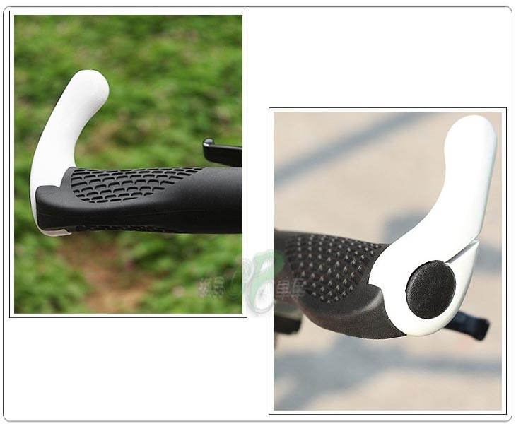 Gummi & aluminium cykel cykel mtb styre handtag styre push on mjuka delar tillbehör gpips