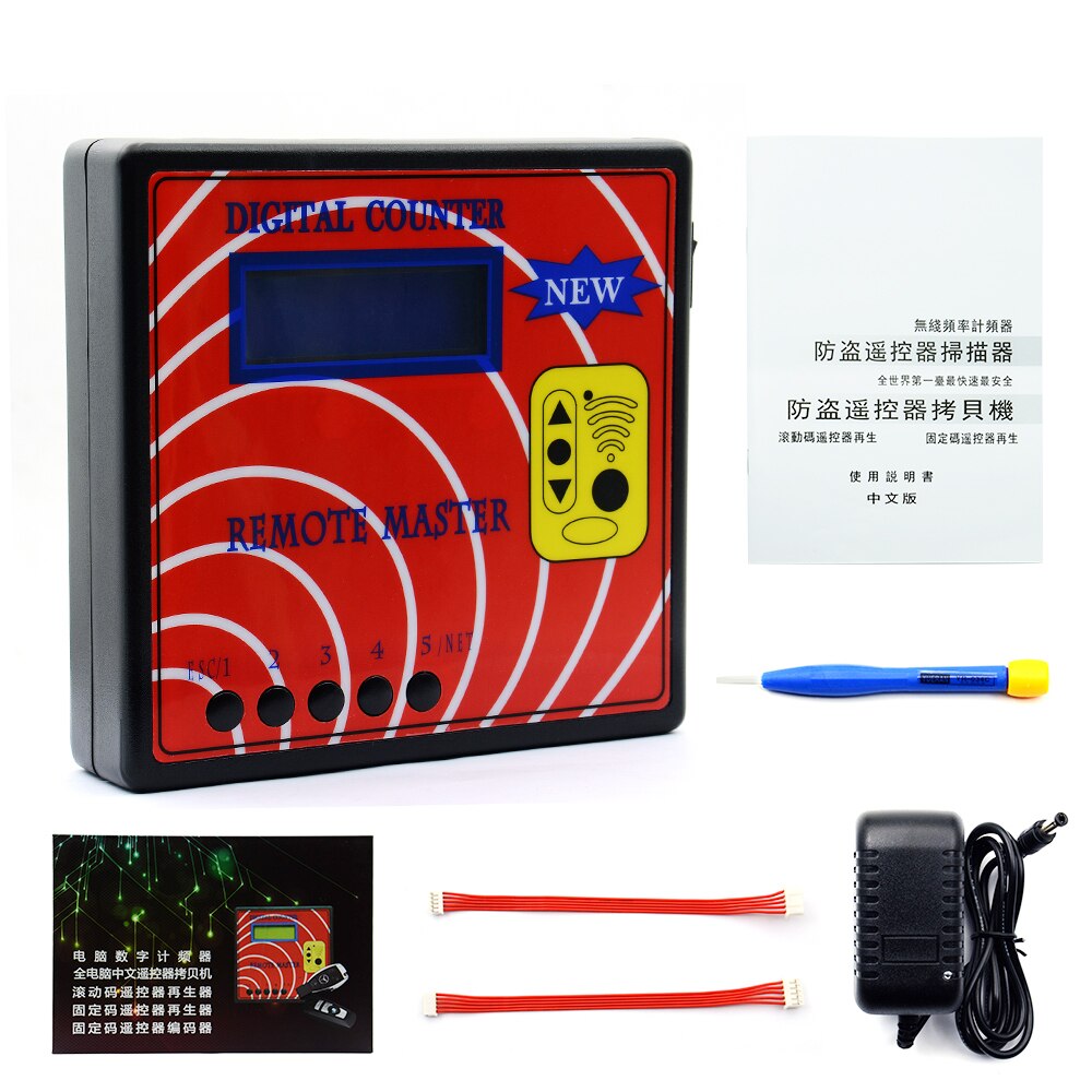 Remote Regenerator Master Digital Counter Remote Key Programmer,Frequency Meter Fixed/Rolling Copier RF Remote Controller