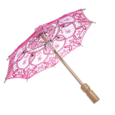Sombrilla de papel de estilo tradicional chino, superventas, sombrilla de encaje bordado para decoración de boda: HP