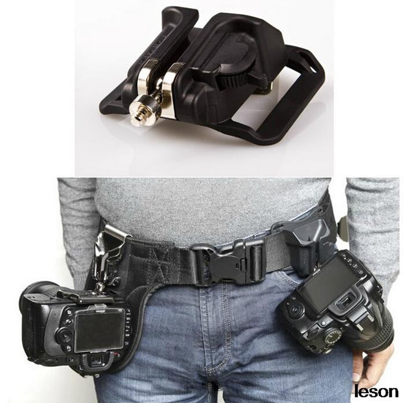 Camera Quick Strap Met Neck Strap 1/4 "Schroef Mount Taille Spider Holster Schieten Gesp Knop Snelle vrijgesteld verzendkosten
