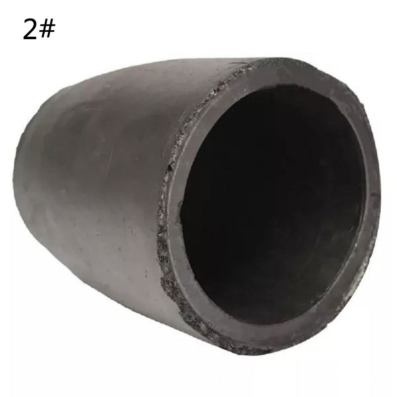 1-5kg fonderie argile Graphite creusets noir tasse four torche fusion coulée raffinage or argent cuivre laiton aluminium: 2