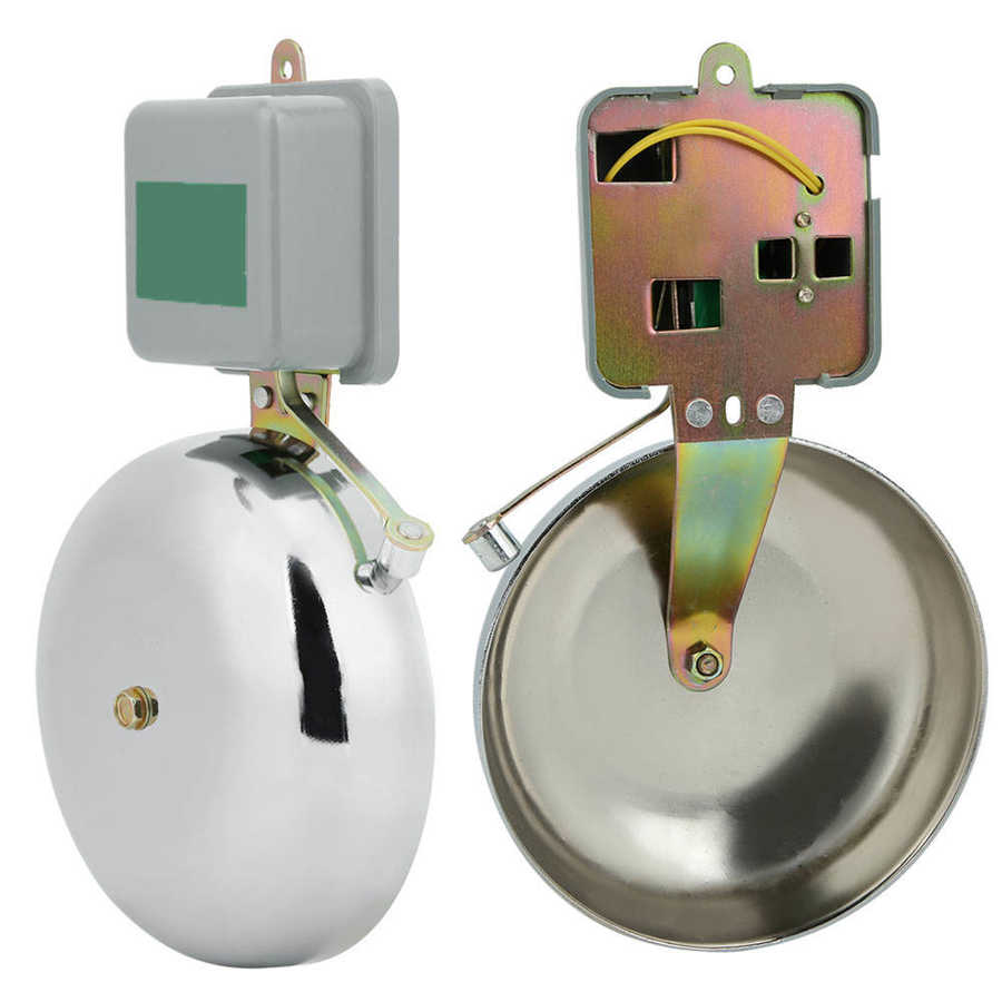 Non‑Sparking Bells 100 A Stainless Steel Electric Bell for Loud Doorbell Fire Alarm Multi Purpose Bell Alarm