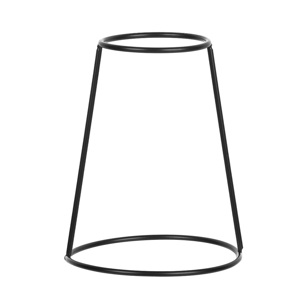 8 Types Nordic Style Iron Line Flower Vase Simple Metal Plant Holder DIY Iron Vase Ornaments Table Iron Vase Rack Home Decor: 5