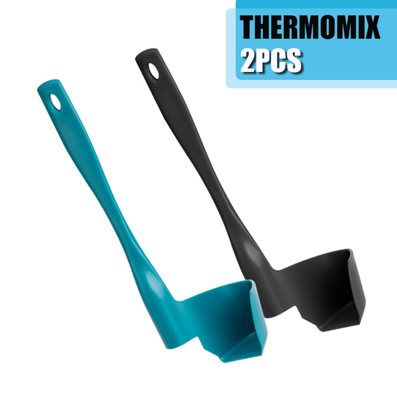 2Stck Küche Thermomix TM6/TM5/TM31 Rotierenden Spachtel Für Küche Mischen Spachtel Termomix Entfernen Portioning Lebensmittel Verarbeiter