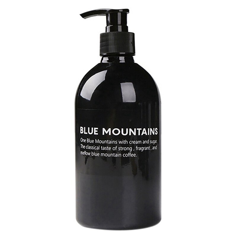 500Ml Nordic Pet Zeep Fles Bruin Badkamer Douchegel Hervulbare Flessen Shampoo Wassen Conditioner Lotions Druk Dispenser: Bourgondië