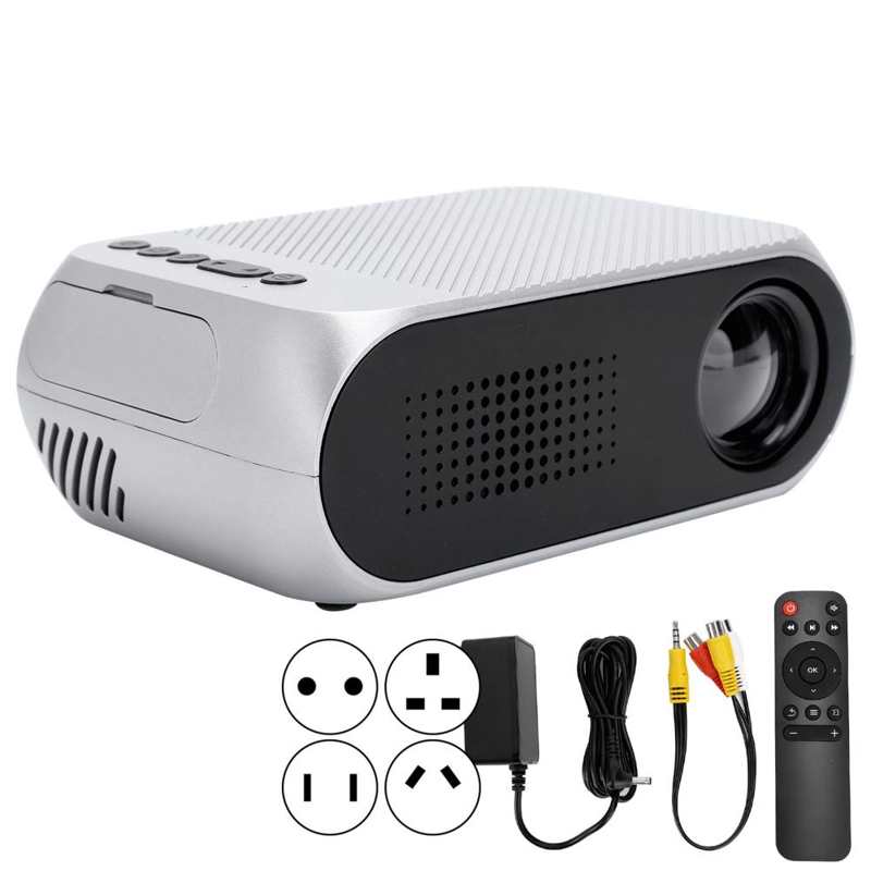 home theater sound system Mini Projector Silver Micro Portable 1080P LED Multi-Function for Home Theater 100-240V home cinema