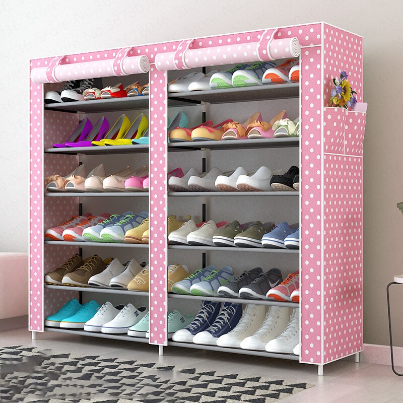 Oxford Cloth Simple Shoe Rack Large Dustproof Stor... – Vicedeal