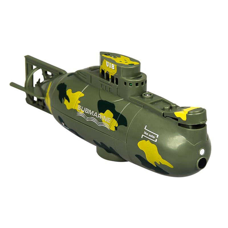 Mini jouet sous-marin RC, bateau télécommandé, plongée électrique
