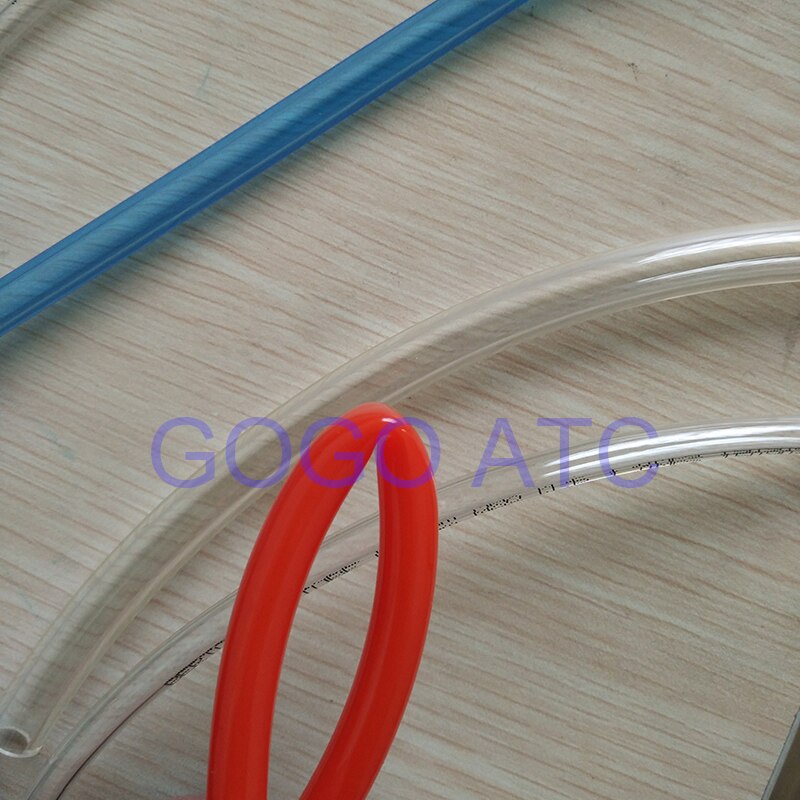 Diámetro exterior 12mm diámetro interior 10mm PU12 * 10 100m Longitud pu manguera neumático tubo de aire tubo de poliuretano