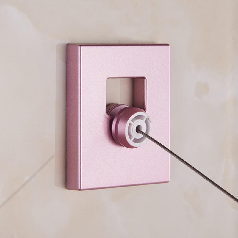 4.2M Telescopic Stainless String Invisible Clothesline Clothes Hanger Balcony Clothesline Hotel Wall Hanging Clothes Line