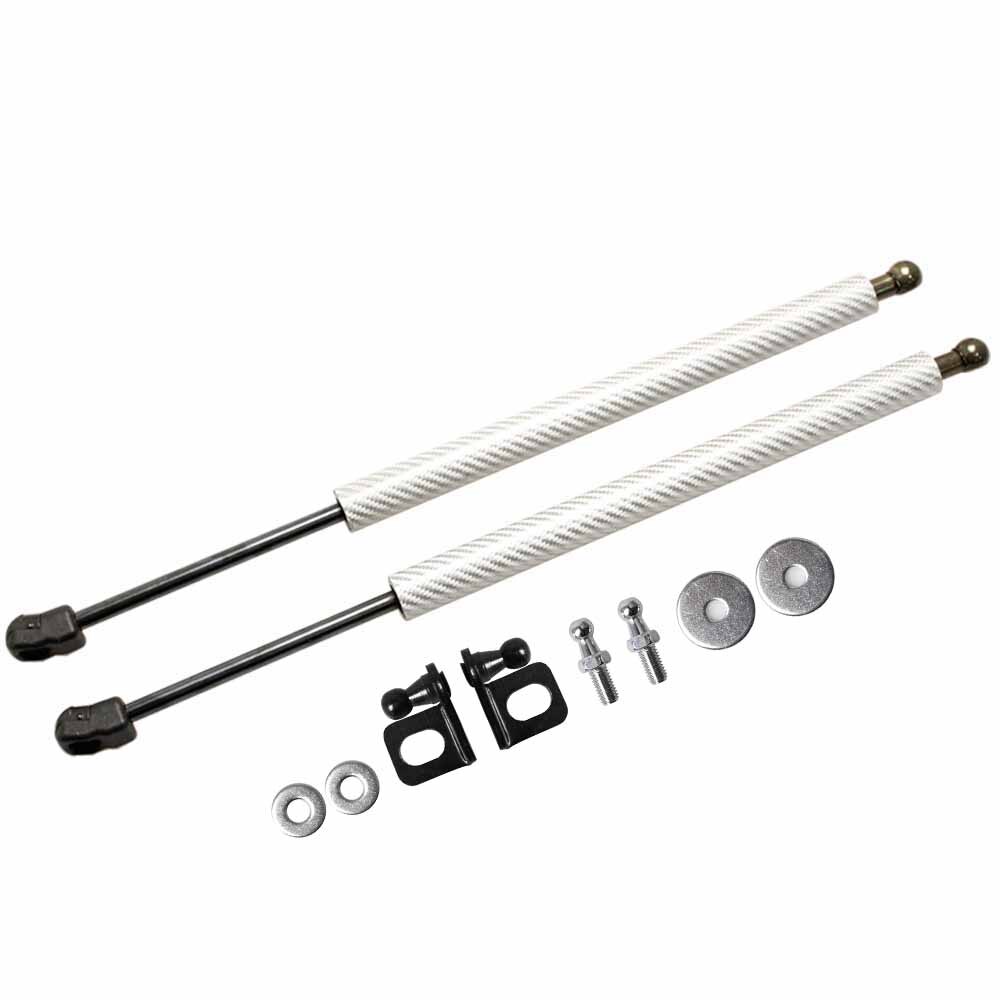 for Lancia Delta for Chrysler Delta 2x Shock Damper Front Hood Bonnet Modify Gas Struts Carbon Fiber Lift Support: silver carbon fiber