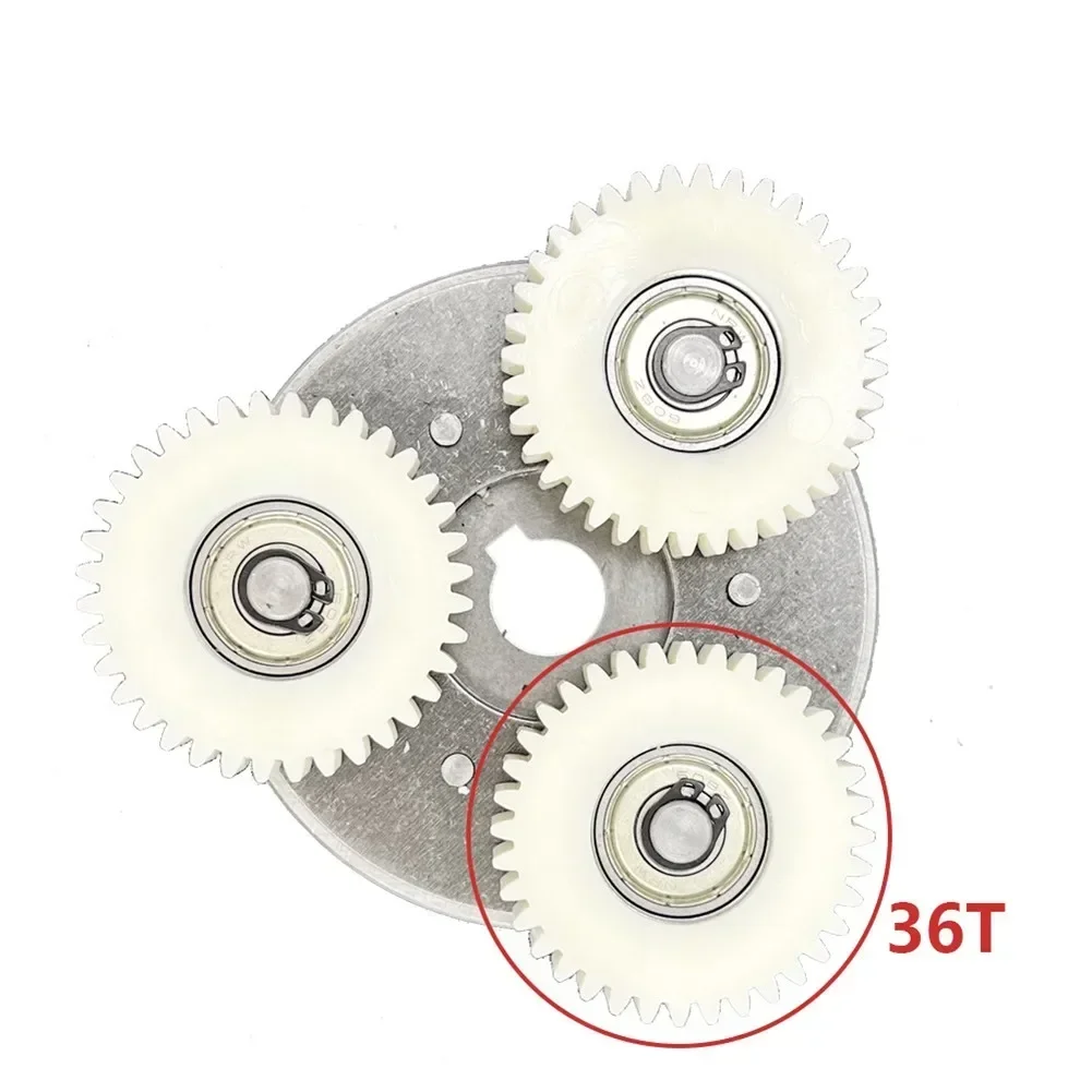 uitrusting van ​ voor Bafang E-bike Elektrische Fiets Motor Motor Gear Nylon Onderdelen Vervanging Staal 1Pc Wit