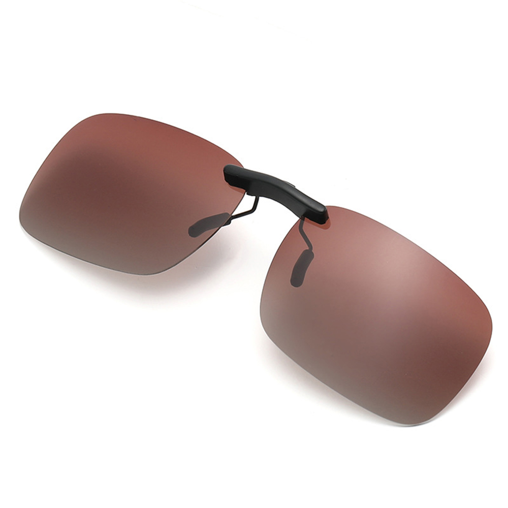 Klassnm-gafas de sol polarizadas sin montura para hombre y mujer, lentes de Clip angostas, antideslumbrantes, UV400, novedad: Morado