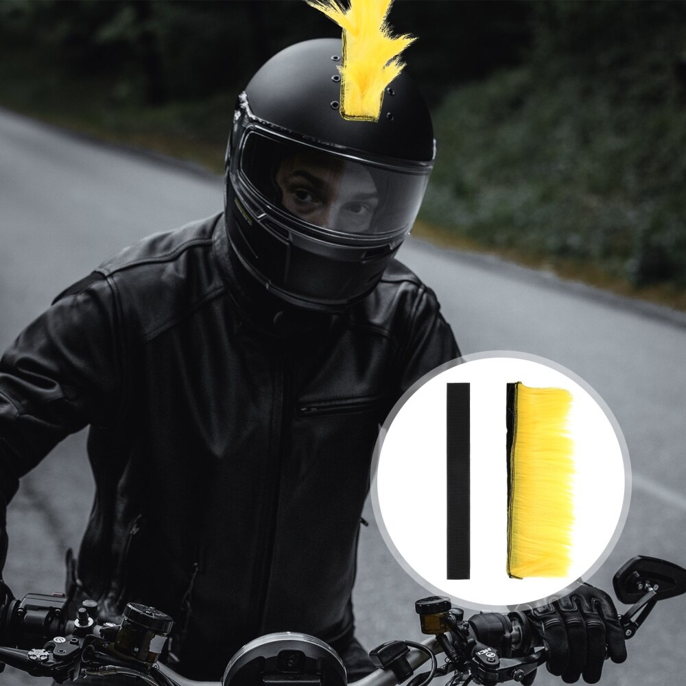 Casque de moto cafard décor casque décor casque de moto ornement: Yellow