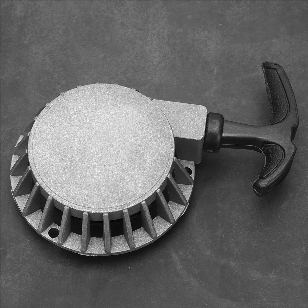 Pull starter 49cc motor pull start starter til mini lommecykel quad plæneklipper motorcykel motorer aluminiumslegering