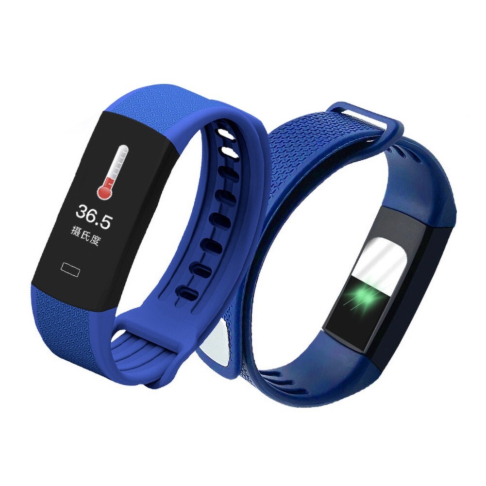 B6W Waterdichte Body Temperatuur Bloeddruk Monitoring Sport Smart Armband