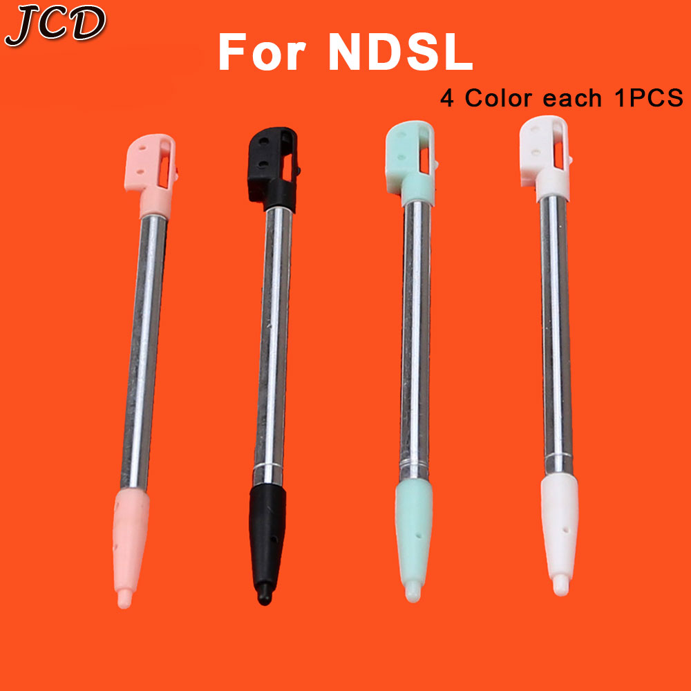 JCD Krótki Regulowany Rysik do Nintendo 3DS XL LL - Teleskopowy Długopis do NDSi NDSL: Dla NDSL