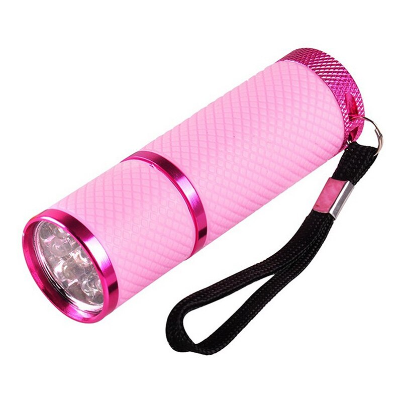 Mini lámpara LED UV para uñas, linterna secadora para esmalte de uñas, herramienta de manicura de secado rápido, portátil, 4 colores