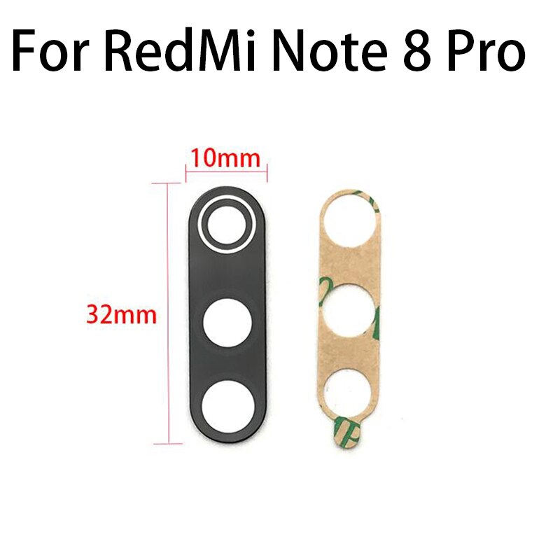 Nowy dla Xiaomi Mi Note 10 Pro tylna kamera wymiana obiektywu szklanego dla Redmi Note 7 8 Note7 Note8 Pro: Note 8 Pro Lens