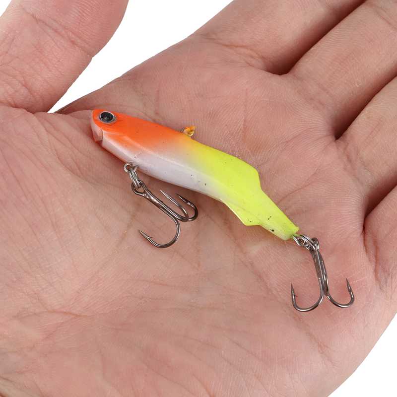 1Pc Winter Fishing Lure VIB Ice Fishing Lure Soft Bait 5cm 8.5g Isca Artificial Bait Wobber Sinking Fishing Lure